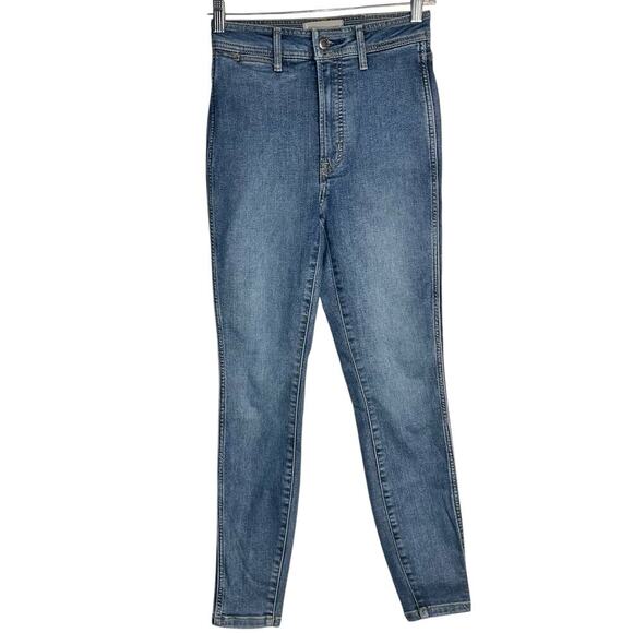 Everlane The Way-High Skinny Jean Vintage Mid Blue Size 25 Regular - Picture 8 of 8